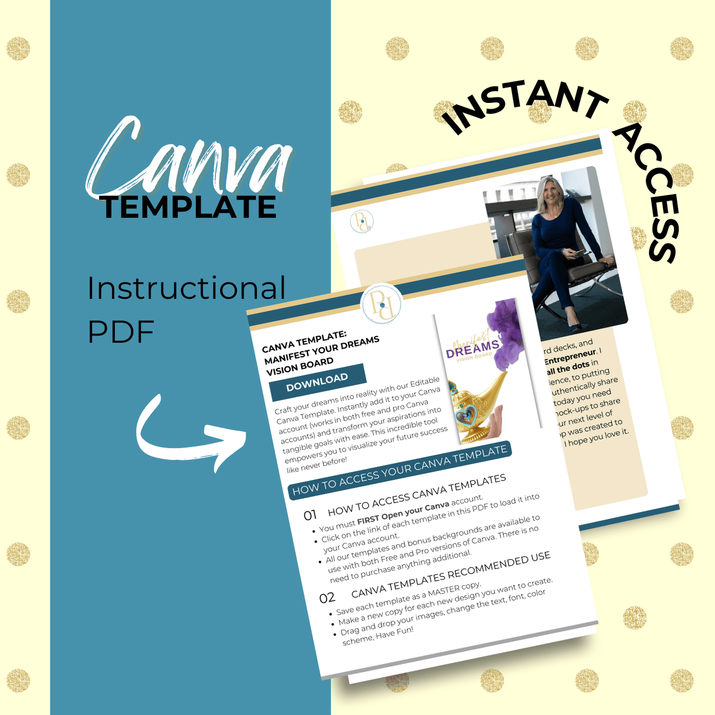 pdf instructional with screen shares for easy instant access.